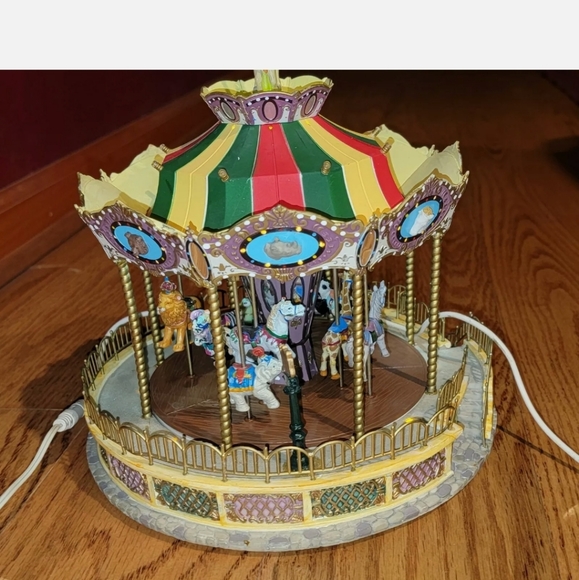 Lemax belmont carousel vintage rare - Picture 4 of 6